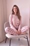 Pudra Katze Patterned Cotton Refined Women's Pajama Set - 2
