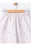 Floral Patterned 100% Cotton Muslin Baby Girl Pants - 2