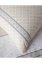 Refined Grid Cotton Double Bed Sheet Duvet Cover Set 200X220 cm Beige - 5