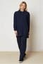 Striped Shirt Collar Tunic 47054 - 2