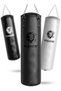 ® punching bag filled/unfilled - extremely robust & durable | punching bag set incl. 4-point steel chain for boxing, kickboxing, MMA, Muay Thai and other martial arts