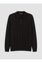 Esvab • Modern & Distinctive Devrik Roba Collar Embroidered Men's Knitwear Sweater - 5