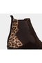 Brown Leather Women's Boots - 5