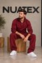 طقم بدلة رياضية من 3 قطع بسحاب نصف دائري وتصميم داخلي منتظم من الأعلى والأسفل - 3