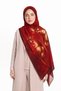 Flame Pattern Hebei Silk Shawl - 2