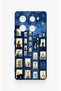 Infinix Note 40 Pro Compatible Starry Apartment Patterned Silicone Case - 2