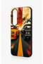 Vivo V70 Fe 5g Compatible Orange and Black Car Patterned Silicone Case - 4