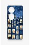 Vivo V40 Compatible Starry Apartment Patterned Silicone Case - 2
