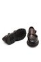 Genuine Leather Men's Shoes 165 Brown - 7