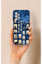Samsung A23 Compatible Starry Apartment Patterned Silicone Case