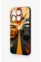 Mi 17t Pro 5g Compatible Orange and Black Car Pattern Silicone Case - 4