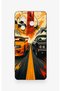 Tecno Camon 30 Pro 5g Compatible Orange and Black Car Patterned Silicone Case - 2