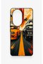 Honor 200 Pro 5g Compatible Orange and Black Car Pattern Silicone Case - 2