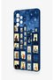 Samsung-A72 Compatible Starry Apartment Patterned Silicone Case - 4