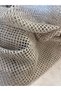 Natural Jute Wicker Mesh Tulle Curtain |   Dark Beige Mink |   1X3 Dense Pleats |   Natural Textured Wicker Design |   Modern Decorative Tulle Curtain - 7