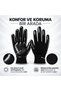 (5 Pairs) Black Work Safety Gloves Nitrile Coated 10 XL Size Double Nitrile Polyester Construction Industry Gloves - 2