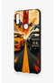 Huawei Y6 2019 Compatible Orange and Black Car Patterned Silicone Case - 4