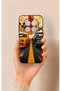 حافظة سيليكون متوافقة مع هاتف Redmi Note 15 Pro 5G بنمط سيارة باللونين البرتقالي والأسود