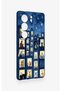 Vivo V29 Compatible Starry Apartment Patterned Silicone Case - 3
