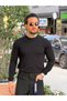 25-12 Crew Neck Basic Knitwear Sweatshirt Black