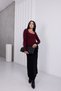 Square Neck Floral Lace Sweater - 7