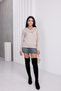 V-Neck Floral Stone Embellished Sweater - 5