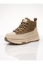 Women's High Ankle Platform Sneaker Zippered Lace-Up Sports Boots