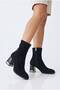 Galvanized Heeled Zippered Women's Stretch Boots - 4