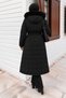 Snap Fastener Geometric Patterned Nova Coat Tsd260307 Black - 6