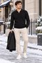 New Season Men's Shirt Collar Knitwear Sweater
