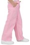 Girl's Pink Color Vest Blouse and Wide-Legged Trousers Three-Piece Set Stylish Casual Combination - 3