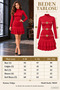 Skirt Ucunda Double Layer Ruffle |   Women's Half Turtleneck Long Sleeve Gathered Sandy Dress - 6