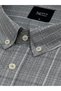 Regular Fit Long Sleeve Buttoned Collar Dot Patterned Gray Shirt 3896g - 2