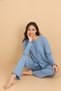 Mirano 8454 Pointel Fabric Buttoned Daily Floral Women's Pajama Set - 5