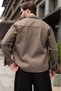Mink Cashmere Shirt Men's Jacket E6776 - 4