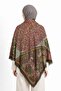 Mithra Pattern Wool Cashmere Shoulder Shawl - 3