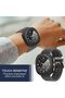 2Pcs for Samsung Galaxy Watch 8 Ultra / 7 Ultra 47mm Screen Protector Case Protective Face Cover, Hard Bumper Built-in Tempered Glass Full Edge Protective Case -Dark Grey/Starlight - 4