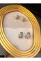Pearl Ball Stone Earrings