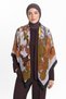 Savana Pattern Wool Cashmere Shoulder Shawl - 2