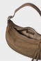 Baguete Shoulder Bag with Clasp - Mink - 5