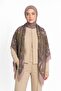 Mosst Pattern Wool Cashmere Shoulder Shawl - 2