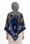 Mosst Pattern Wool Cashmere Shoulder Shawl - 3