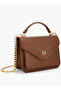 Logo Crossbody Bag with Detachable Chain Strap - 2