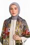 Granate Pattern Wool Cashmere Shoulder Shawl - 4
