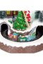 Christmas Ornament, Decoration, with Pine Tree, Brown-Green - Animated, Musical, Lighted, 20X16 cm - 3