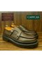 Genuine Leather Brown Floter Handmade Casual Men's Shoes Santos