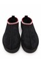 Women's Fur Lined Thick Sole Closed Front Daily Winter Slippers Renta Black Suede