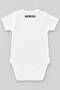 Front and Back I'M Fast Printed Baby Boy Bodysuit 100% Cotton Baby Bodysuit Short Sleeve Snap Fastener Bodysuit Gift Baby Bodysuit Ecru Green Body-21-Green - 3