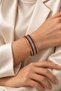 Magnetic Wide Pure Copper Bracelet Adjustable Magnet Model Men's Women's Copper Bracelet with Pattern - 4