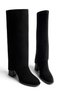 Women's Thermo Rubber Sole Heeled Detachable Long Leg Boots - 5